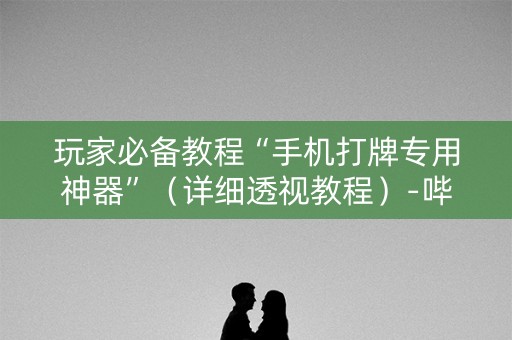 玩家必备教程“手机打牌专用神器”（详细透视教程）-哔哩哔哩