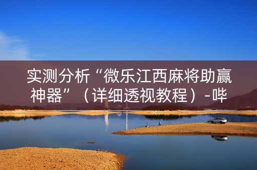 实测分析“微乐江西麻将助赢神器”（详细透视教程）-哔哩哔哩