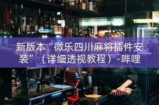 新版本“微乐四川麻将插件安装”（详细透视教程）-哔哩哔哩