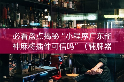 必看盘点揭秘“小程序广东雀神麻将插件可信吗”（辅牌器插件购买)