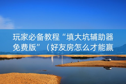 玩家必备教程“填大坑辅助器免费版”（好友房怎么才能赢)