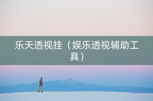 乐天透视挂（娱乐透视辅助工具）
