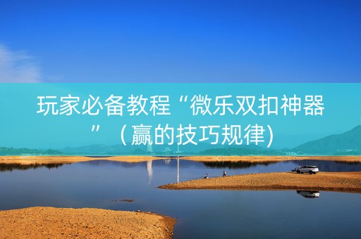 玩家必备教程“微乐双扣神器”（赢的技巧规律)
