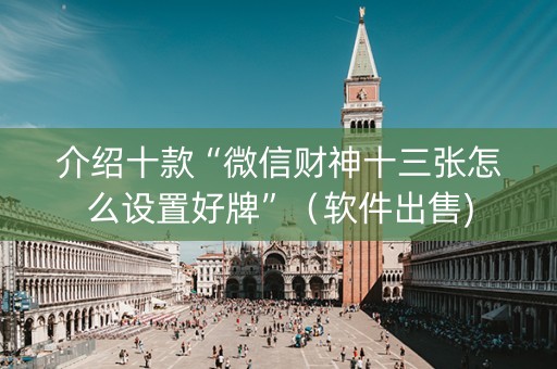 介绍十款“微信财神十三张怎么设置好牌”（软件出售)