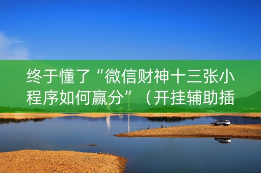 终于懂了“微信财神十三张小程序如何赢分”（开挂辅助插件)