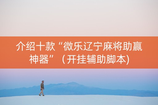 介绍十款“微乐辽宁麻将助赢神器”（开挂辅助脚本)