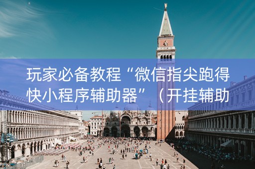玩家必备教程“微信指尖跑得快小程序辅助器”（开挂辅助器脚本)