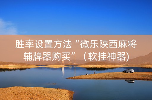 胜率设置方法“微乐陕西麻将辅牌器购买”（软挂神器)