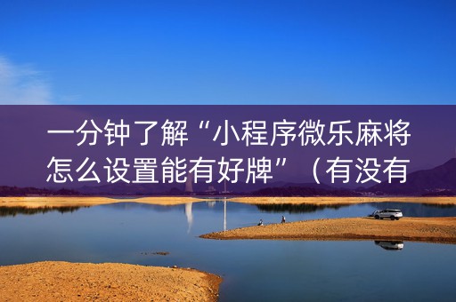 一分钟了解“小程序微乐麻将怎么设置能有好牌”（有没有猫腻)