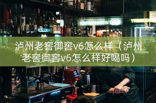 泸州老窖御窖v6怎么样（泸州老窖御窖v6怎么样好喝吗）