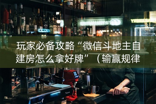 玩家必备攻略“微信斗地主自建房怎么拿好牌”（输赢规律)