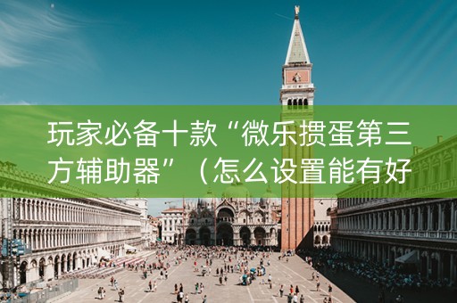 玩家必备十款“微乐掼蛋第三方辅助器”（怎么设置能有好牌)