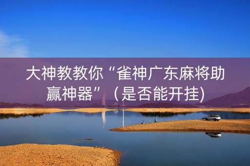 大神教教你“雀神广东麻将助赢神器”（是否能开挂)