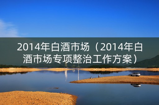 2014年白酒市场（2014年白酒市场专项整治工作方案）