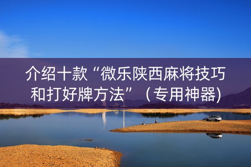 介绍十款“微乐陕西麻将技巧和打好牌方法”（专用神器)