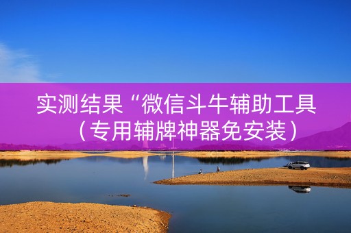 实测结果“微信斗牛辅助工具（专用辅牌神器免安装）
