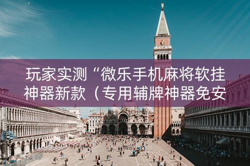 玩家实测“微乐手机麻将软挂神器新款（专用辅牌神器免安装）