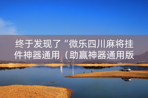 终于发现了“微乐四川麻将挂件神器通用（助赢神器通用版）