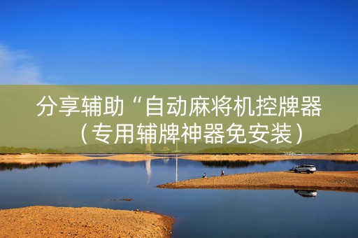分享辅助“自动麻将机控牌器（专用辅牌神器免安装）