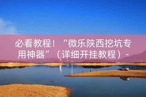 必看教程！“微乐陕西挖坑专用神器”（详细开挂教程）-哔哩哔哩
