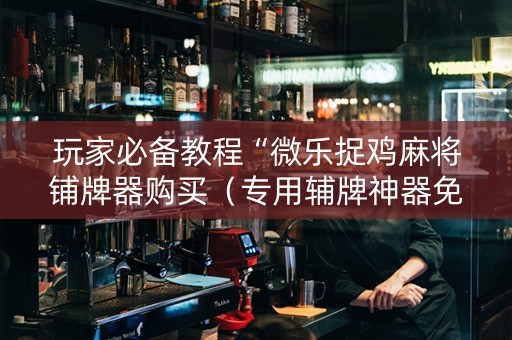 玩家必备教程“微乐捉鸡麻将铺牌器购买（专用辅牌神器免安装）