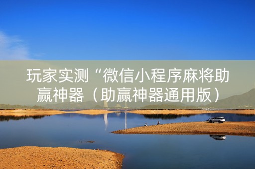 玩家实测“微信小程序麻将助赢神器（助赢神器通用版）