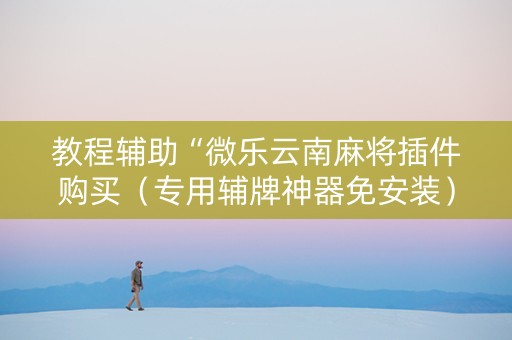 教程辅助“微乐云南麻将插件购买（专用辅牌神器免安装）