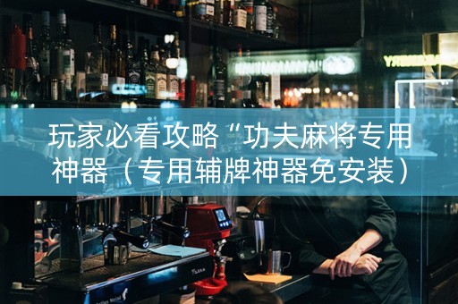 玩家必看攻略“功夫麻将专用神器（专用辅牌神器免安装）