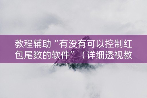 教程辅助“有没有可以控制红包尾数的软件”（详细透视教程）-哔哩哔哩