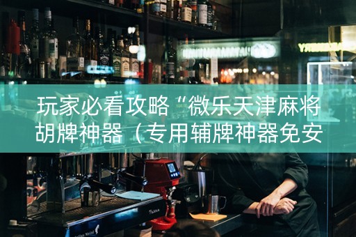 玩家必看攻略“微乐天津麻将胡牌神器（专用辅牌神器免安装）