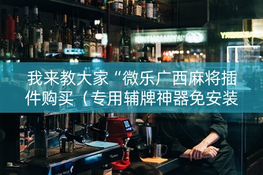 我来教大家“微乐广西麻将插件购买（专用辅牌神器免安装）
