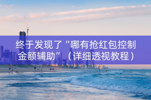 终于发现了“哪有抢红包控制金额辅助”（详细透视教程）-哔哩哔哩
