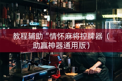 教程辅助“情怀麻将控牌器（助赢神器通用版）