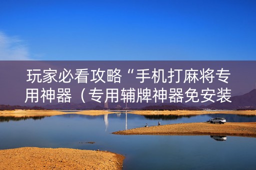 玩家必看攻略“手机打麻将专用神器（专用辅牌神器免安装）