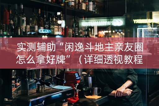 实测辅助“闲逸斗地主亲友圈怎么拿好牌”（详细透视教程）-哔哩哔哩