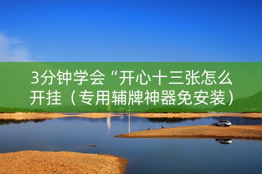 3分钟学会“开心十三张怎么开挂（专用辅牌神器免安装）