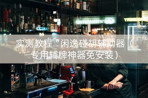 实测教程“闲逸碰胡辅助器（专用辅牌神器免安装）