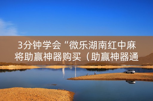 3分钟学会“微乐湖南红中麻将助赢神器购买（助赢神器通用版）