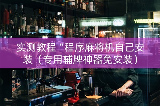 实测教程“程序麻将机自己安装（专用辅牌神器免安装）