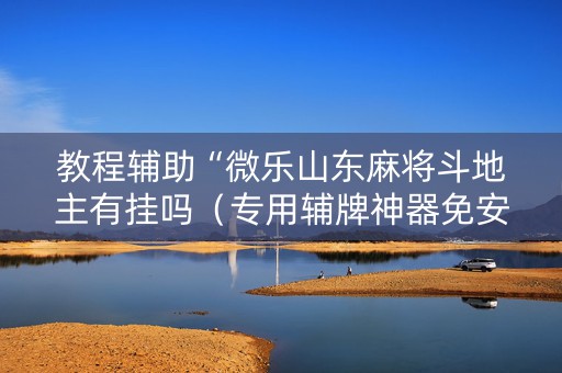 教程辅助“微乐山东麻将斗地主有挂吗（专用辅牌神器免安装）