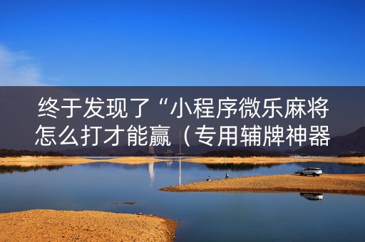 终于发现了“小程序微乐麻将怎么打才能赢（专用辅牌神器免安装）