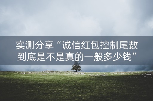 实测分享“诚信红包控制尾数到底是不是真的一般多少钱”（详细透视教程）-哔哩哔哩