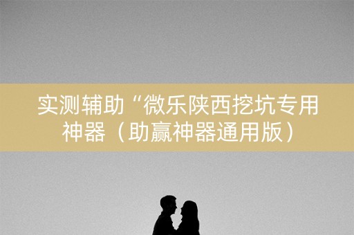 实测辅助“微乐陕西挖坑专用神器（助赢神器通用版）