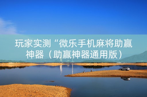 玩家实测“微乐手机麻将助赢神器（助赢神器通用版）