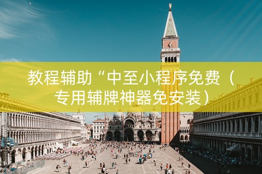 教程辅助“中至小程序免费（专用辅牌神器免安装）