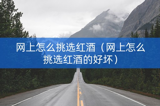 网上怎么挑选红酒（网上怎么挑选红酒的好坏）