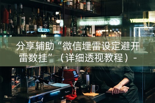 分享辅助“微信埋雷设定避开雷数挂”（详细透视教程）-哔哩哔哩