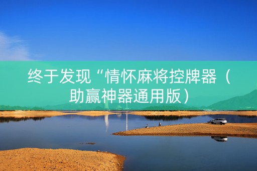 终于发现“情怀麻将控牌器（助赢神器通用版）