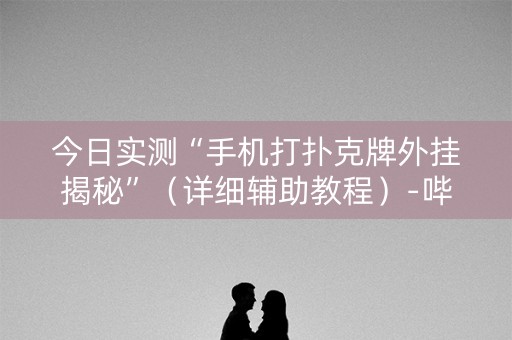今日实测“手机打扑克牌外挂揭秘”（详细辅助教程）-哔哩哔哩