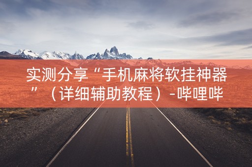 实测分享“手机麻将软挂神器”（详细辅助教程）-哔哩哔哩
